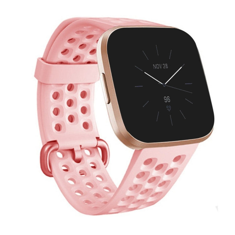 Breathable Silicone Watch Band, For FITBIT Versa 2, Size: Large