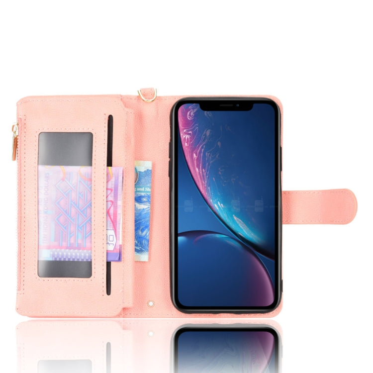 Litchi Texture Zipper Leather Phone Case, For iPhone XR, For iPhone XS Max, For iPhone X / XS