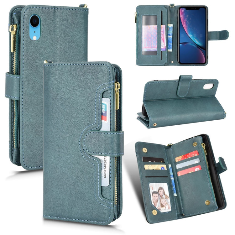 Litchi Texture Zipper Leather Phone Case, For iPhone XR, For iPhone XS Max, For iPhone X / XS