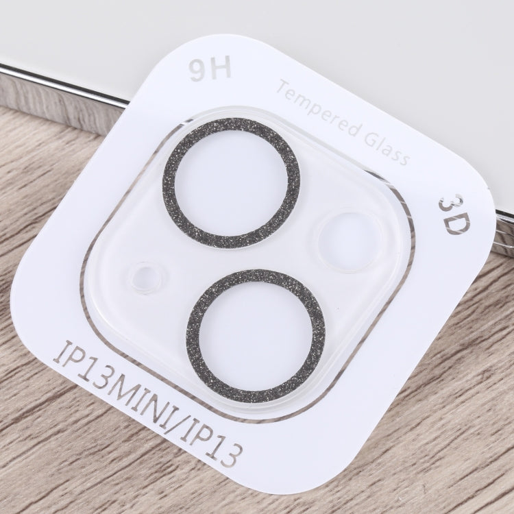 Glitter Ring Tempered Glass Camera Lens Film, For iPhone 13, For iPhone 13 Pro / 13 Pro Max, For iPhone 12 mini  / 11, For iPhone 12 Pro