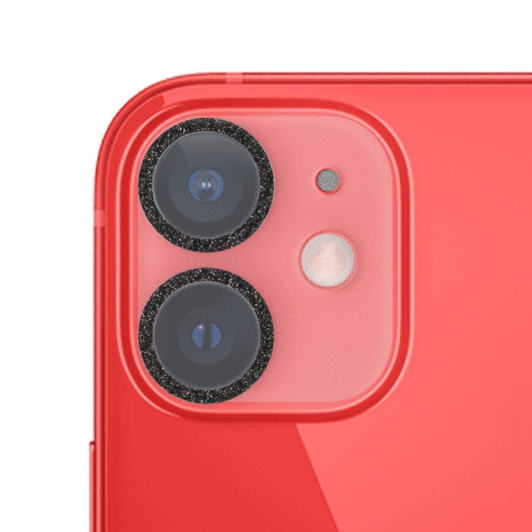 Glitter Ring Tempered Glass Camera Lens Film, For iPhone 13, For iPhone 13 Pro / 13 Pro Max, For iPhone 12 mini  / 11, For iPhone 12 Pro