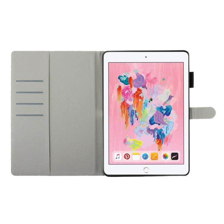 3D Embossing Pattern Leather Tablet Case, For iPad 10.2 2021 A2602