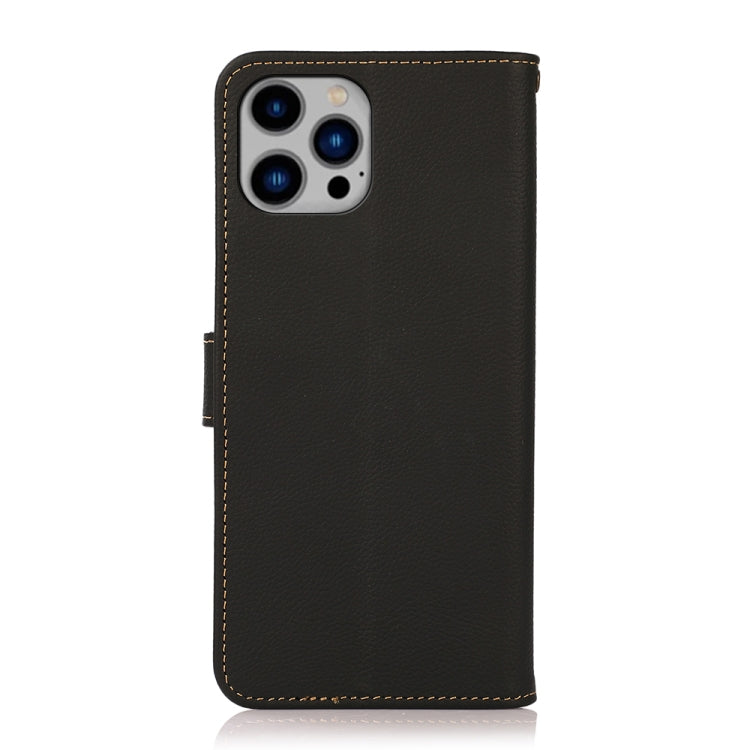 KHAZNEH Custer Genuine Leather RFID Phone Case