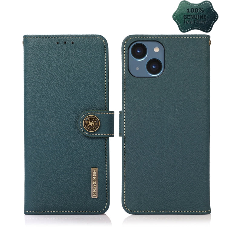 KHAZNEH Custer Genuine Leather RFID Phone Case