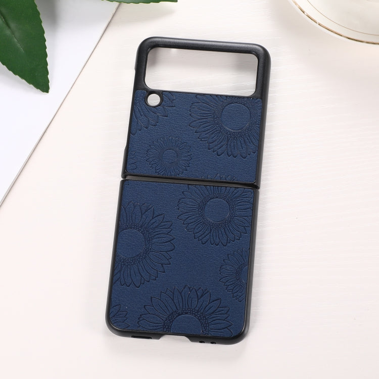 Sunflower Pattern PU+TPU+PC Shockproof Phone Case