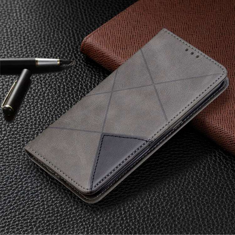 Rhombus Texture Horizontal Flip Magnetic Leather Case with Holder & Card Slots & Wallet, For Galaxy A01, For Galaxy A21
