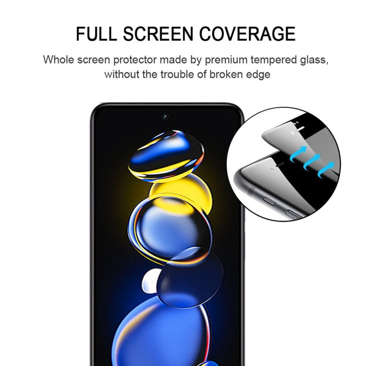 Full Glue Cover Screen Protector Tempered Glass Film For Xiaomi Redmi Note 11T Pro/11T Pro+/11T Pro+ Astro Boy Limited Edition