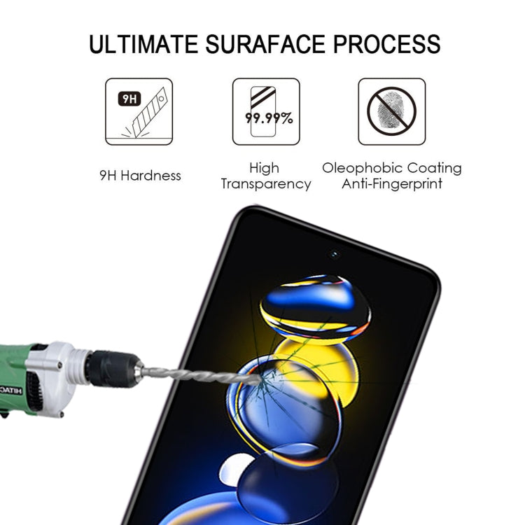 25 PCS Full Glue Cover Screen Protector Tempered Glass Film