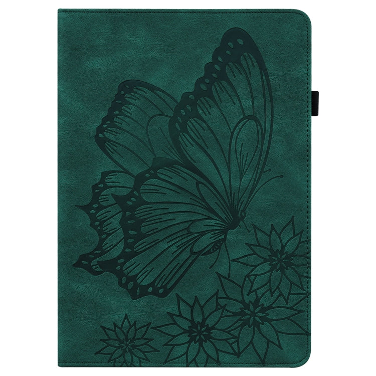 Big Butterfly Embossed Leather Tablet Case