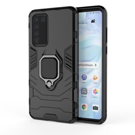 Shockproof PC TPU protective case with magnetic ring holder for OPPO Reno3