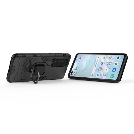 Magnetic ring stand holder integrated into protective smartphone case design