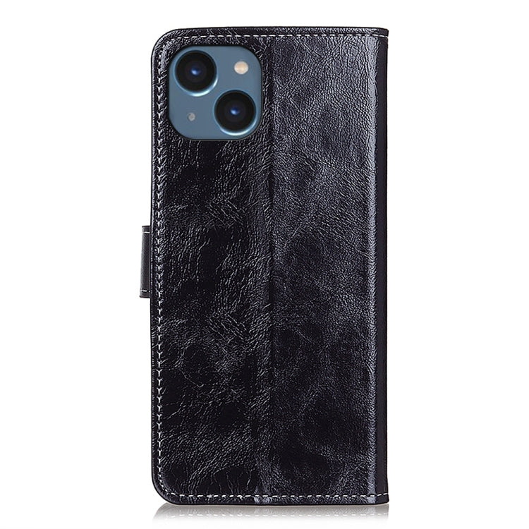 Retro Crazy Horse Texture Horizontal Flip Leather Phone Case,Small Quantity Recommended Before iPhone 14 Launching