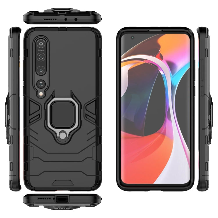 PC + TPU Shockproof Protective Case with Magnetic Ring Holder, For Xiaomi Mi 10, For Xiaomi Mi 10 Pro