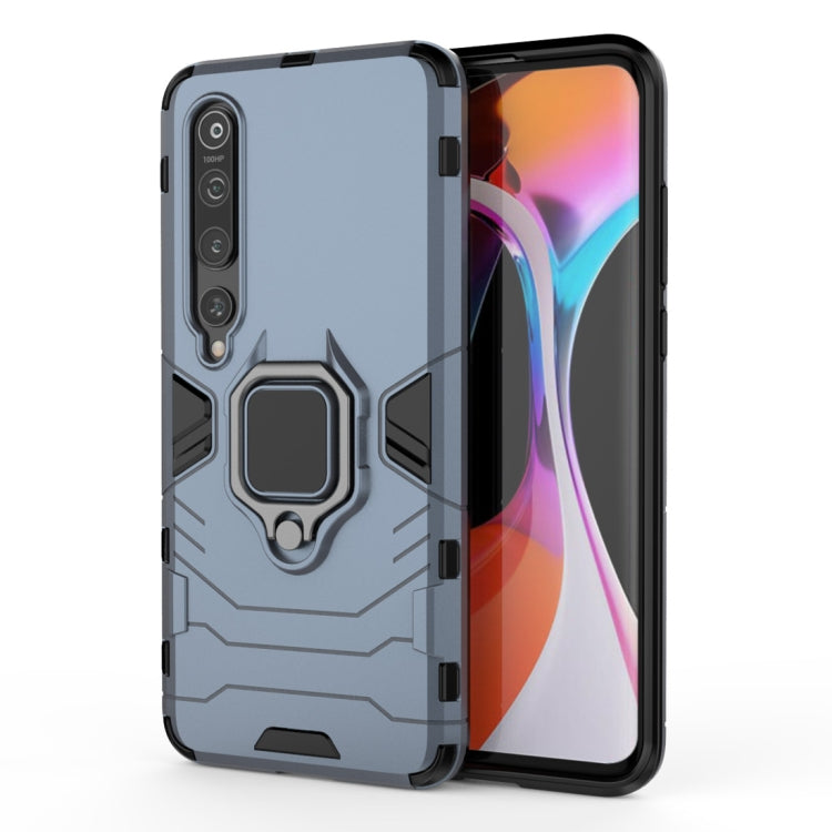 PC + TPU Shockproof Protective Case with Magnetic Ring Holder, For Xiaomi Mi 10, For Xiaomi Mi 10 Pro