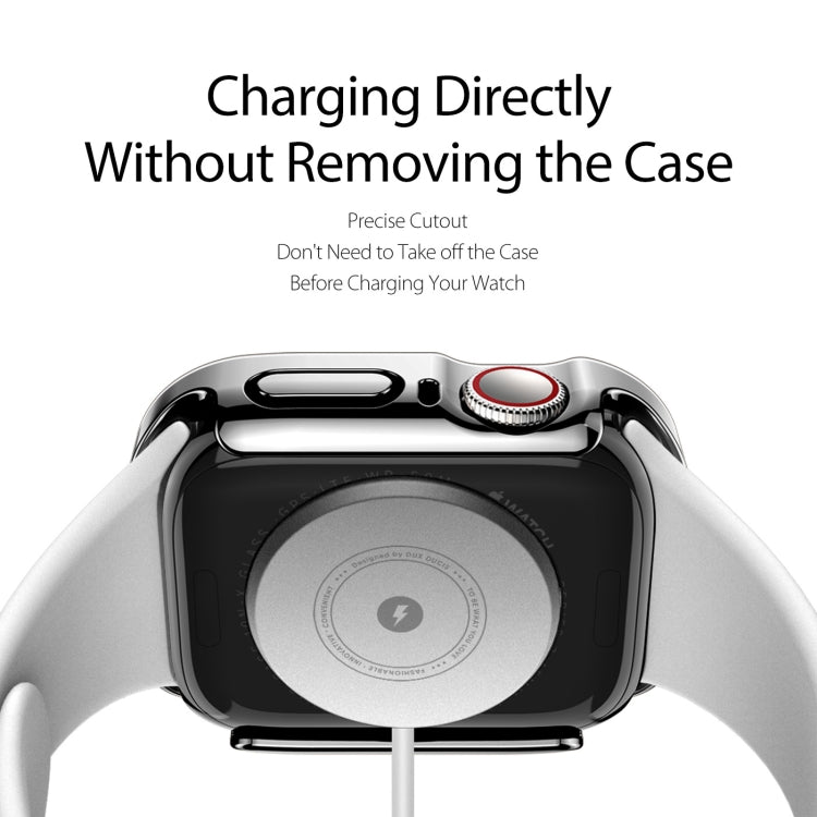 DUX DUCIS Electroplated PC Watch Case For Apple Watch Series, For Apple Watch Series 9 / 8 / 7 41mm, For Apple Watch Series 9 / 8 / 7 45mm, 6&SE&5&4 40mm / 3&2&1 38mm, 6&SE&5&4 44mm / 3&2&1 42mm