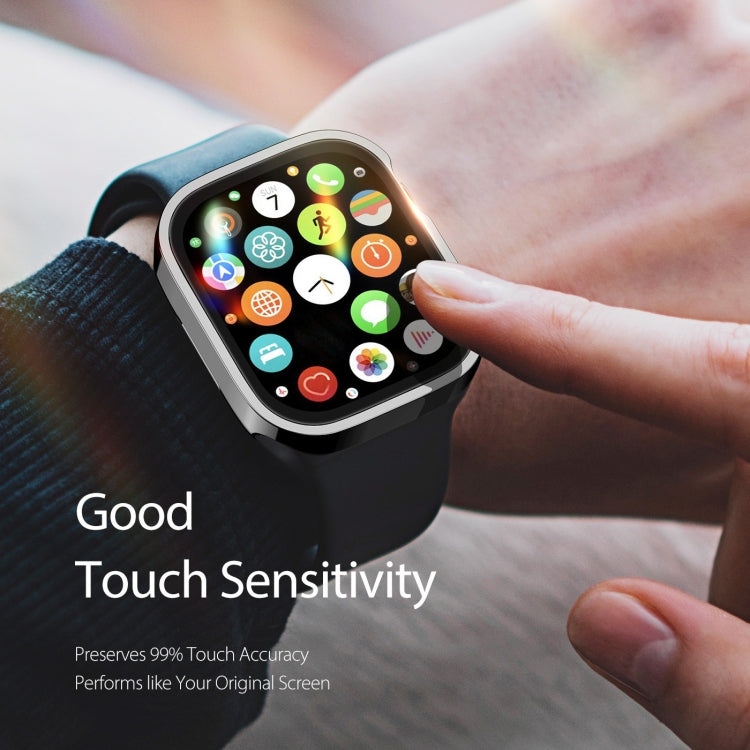 DUX DUCIS Electroplated PC Watch Case For Apple Watch Series, For Apple Watch Series 9 / 8 / 7 41mm, For Apple Watch Series 9 / 8 / 7 45mm, 6&SE&5&4 40mm / 3&2&1 38mm, 6&SE&5&4 44mm / 3&2&1 42mm