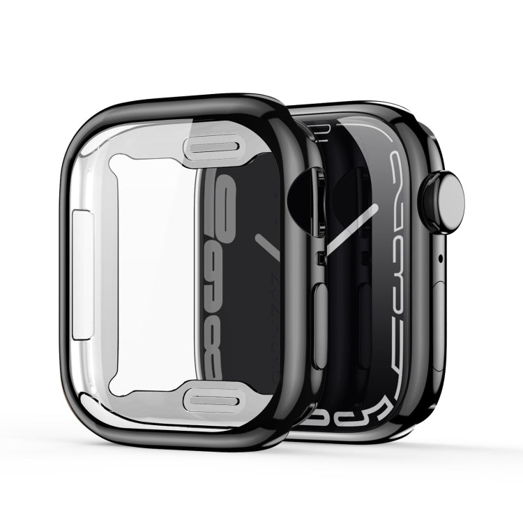 DUX DUCIS Samo Series Electroplated TPU Watch Case For Apple Watch Series, For Apple Watch Series 9 / 8 / 7 41mm, For Apple Watch Series 9 / 8 / 7 45mm, 6&SE&5&4 40mm / 3&2&1 38mm, 6&SE&5&4 44mm / 3&2&1 42mm