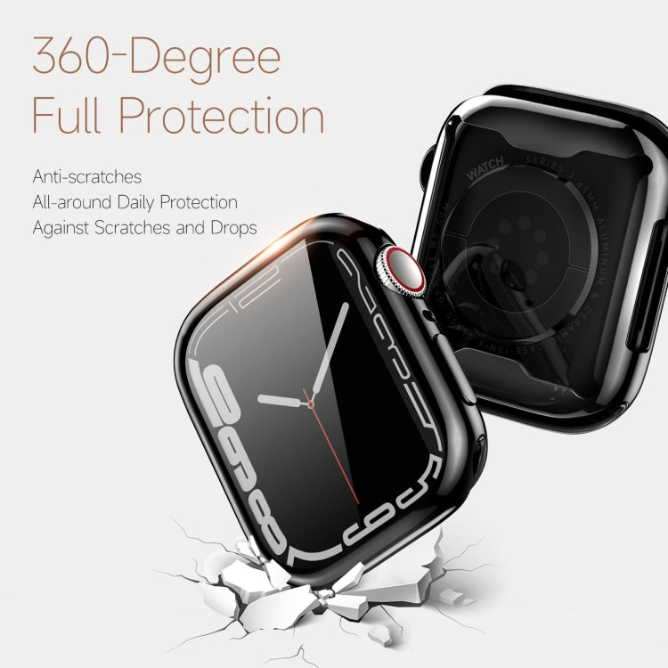 DUX DUCIS Samo Series Electroplated TPU Watch Case For Apple Watch Series, For Apple Watch Series 9 / 8 / 7 41mm, For Apple Watch Series 9 / 8 / 7 45mm, 6&SE&5&4 40mm / 3&2&1 38mm, 6&SE&5&4 44mm / 3&2&1 42mm