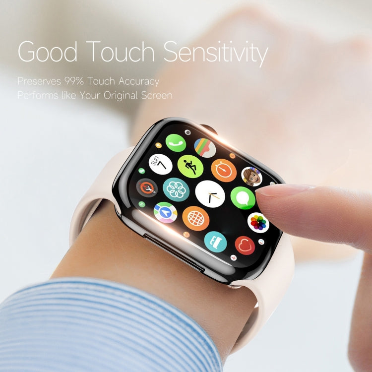 DUX DUCIS Samo Series Electroplated TPU Watch Case For Apple Watch Series, For Apple Watch Series 9 / 8 / 7 41mm, For Apple Watch Series 9 / 8 / 7 45mm, 6&SE&5&4 40mm / 3&2&1 38mm, 6&SE&5&4 44mm / 3&2&1 42mm