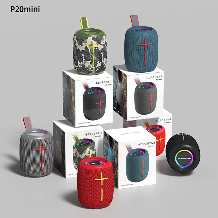 HOPESTAR P20 mini Waterproof Wireless Bluetooth Speaker, P20 mini(Grey), P20 mini(Blue), P20 mini(Black), P20 mini(Red)