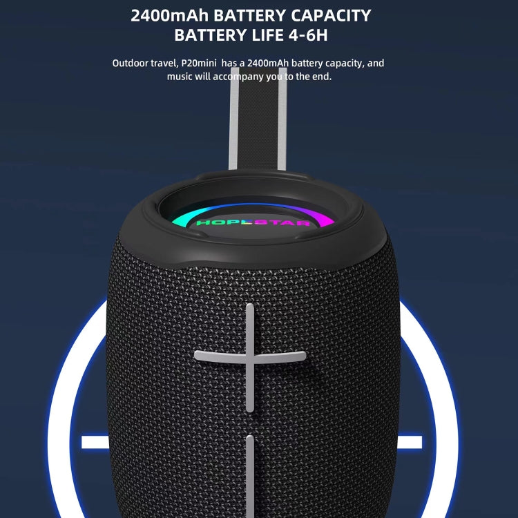 HOPESTAR P20 mini Waterproof Wireless Bluetooth Speaker, P20 mini(Grey), P20 mini(Blue), P20 mini(Black), P20 mini(Red)