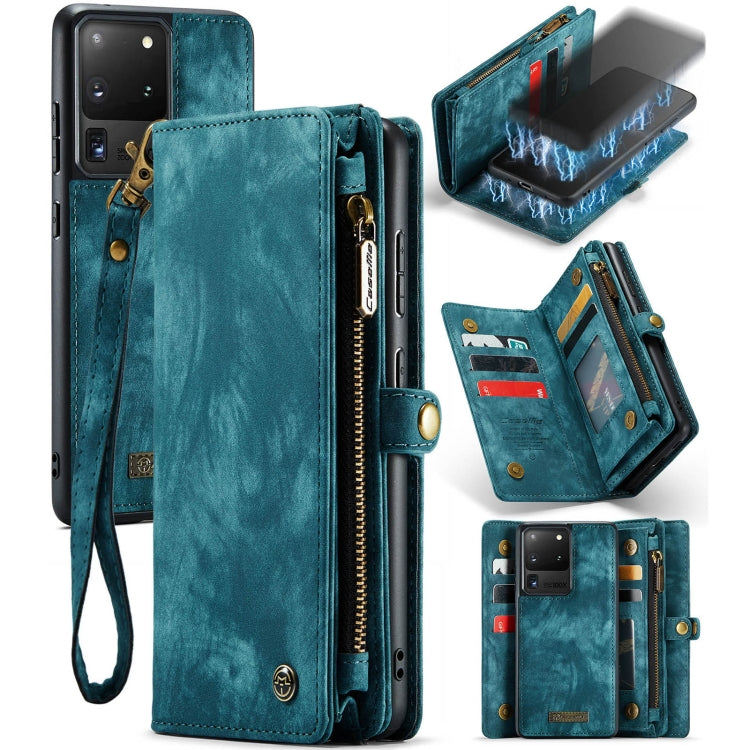CaseMe Detachable Multifunctional Horizontal Flip Leather Case, with Card Slot & Holder & Zipper Wallet & Photo Frame