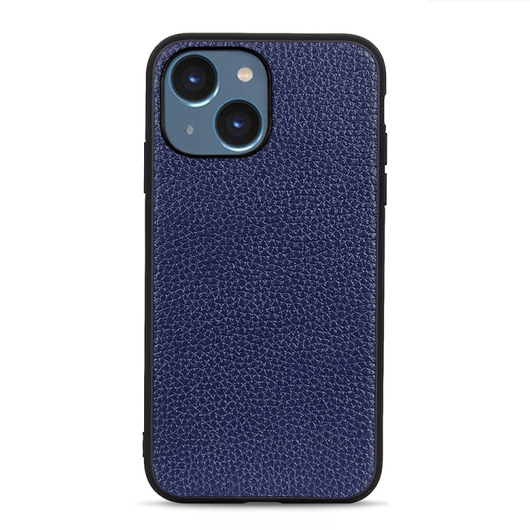 Litchi Texture Genuine Leather Phone Case, For iPhone 14, For iPhone 14 Plus, For iPhone 14 Pro, For iPhone 14 Pro Max