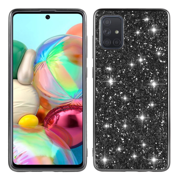 Plating Glittery Powder Shockproof TPU Protective Case, For Samsung Galaxy A51, For Samsung Galaxy A71, For Samsung Galaxy M30s, For Samsung Galaxy S20, For Samsung Galaxy S20+, For Samsung Galaxy S20 Ultra