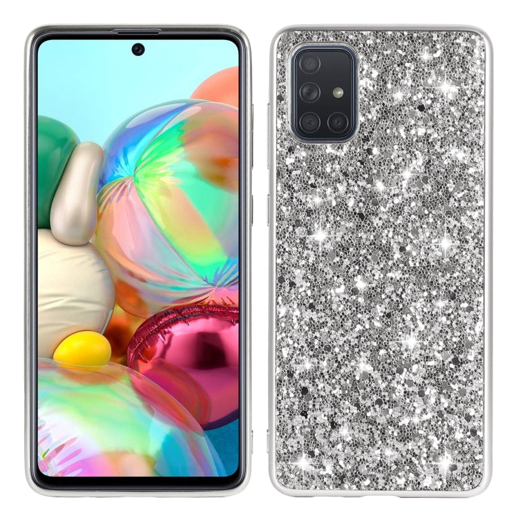 Plating Glittery Powder Shockproof TPU Protective Case, For Samsung Galaxy A51, For Samsung Galaxy A71, For Samsung Galaxy M30s, For Samsung Galaxy S20, For Samsung Galaxy S20+, For Samsung Galaxy S20 Ultra