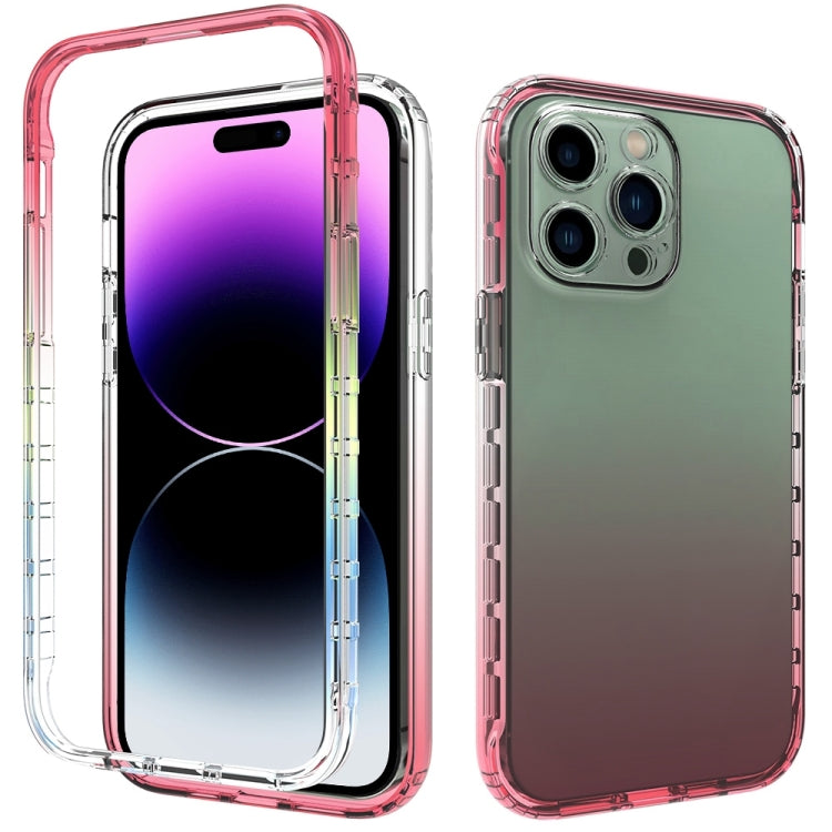 Two-color Gradual Change PC+TPU Phone Case