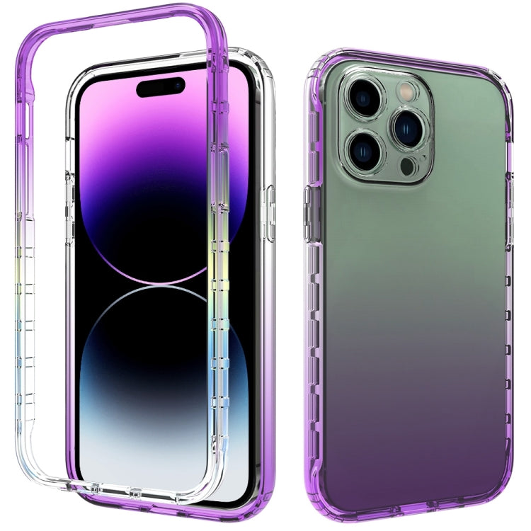 Two-color Gradual Change PC+TPU Phone Case