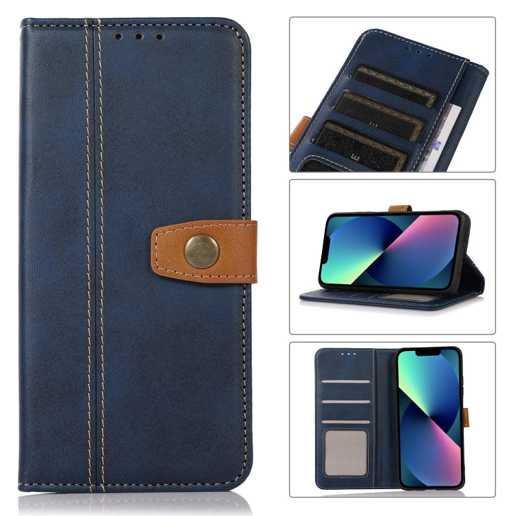 Stitching Thread Calf Texture Leather Phone Case