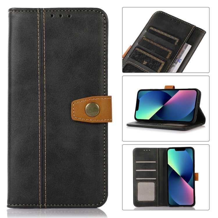 Stitching Thread Calf Texture Leather Phone Case