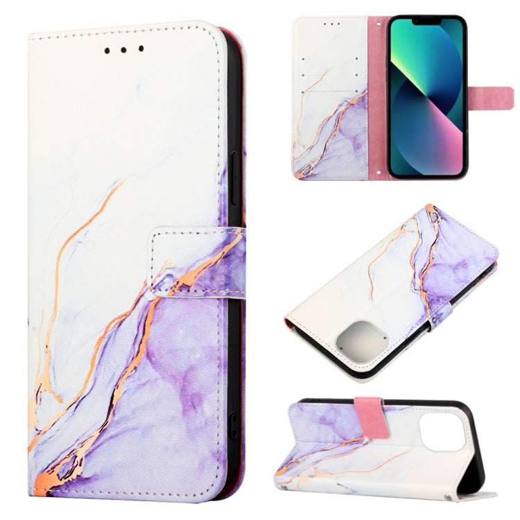 Marble Pattern Flip Leather Phone Case