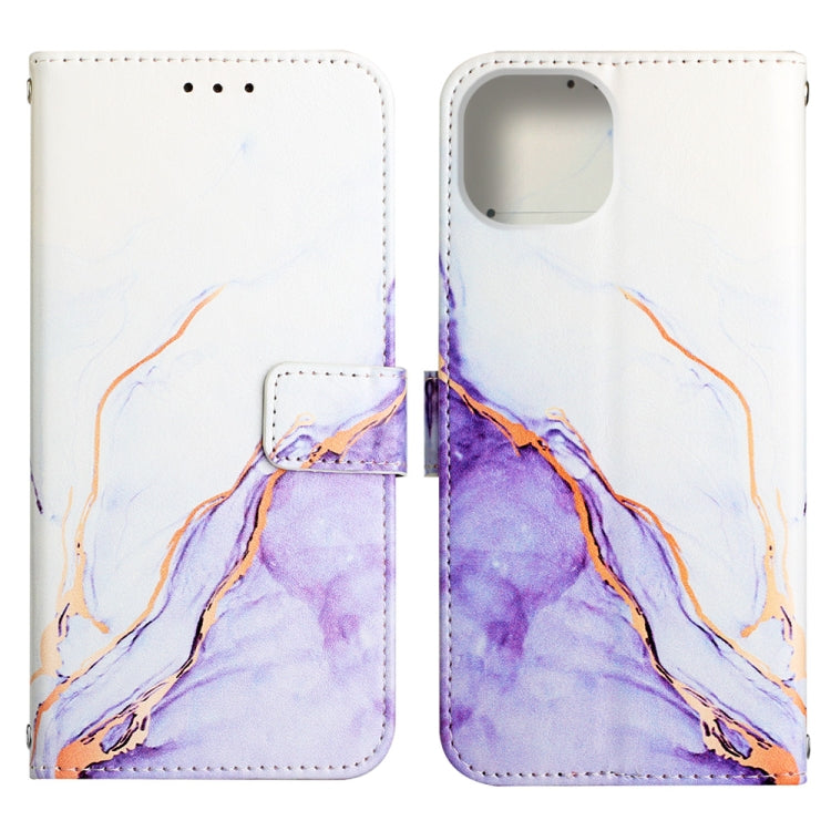 Marble Pattern Flip Leather Phone Case