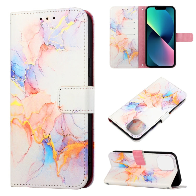 Marble Pattern Flip Leather Phone Case