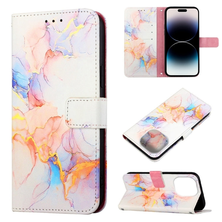 Marble Pattern Flip Leather Phone Case