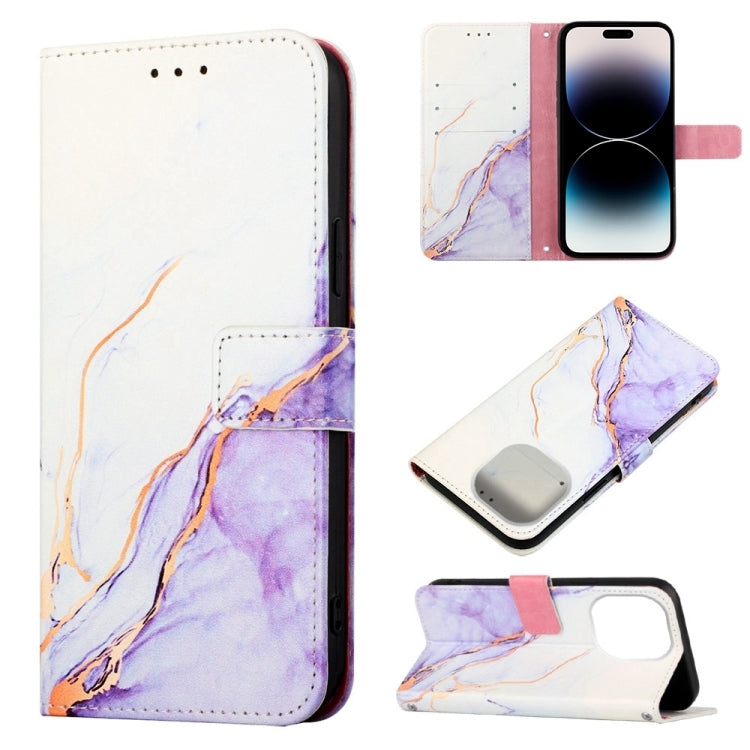 Marble Pattern Flip Leather Phone Case