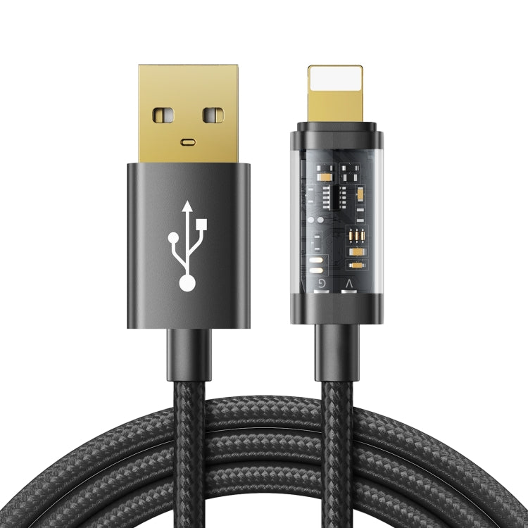 JOYROOM S-UL012A12 USB-A to 8 Pin 2.4A Sync Data Cable, 1.2m USB-A to 8 Pin