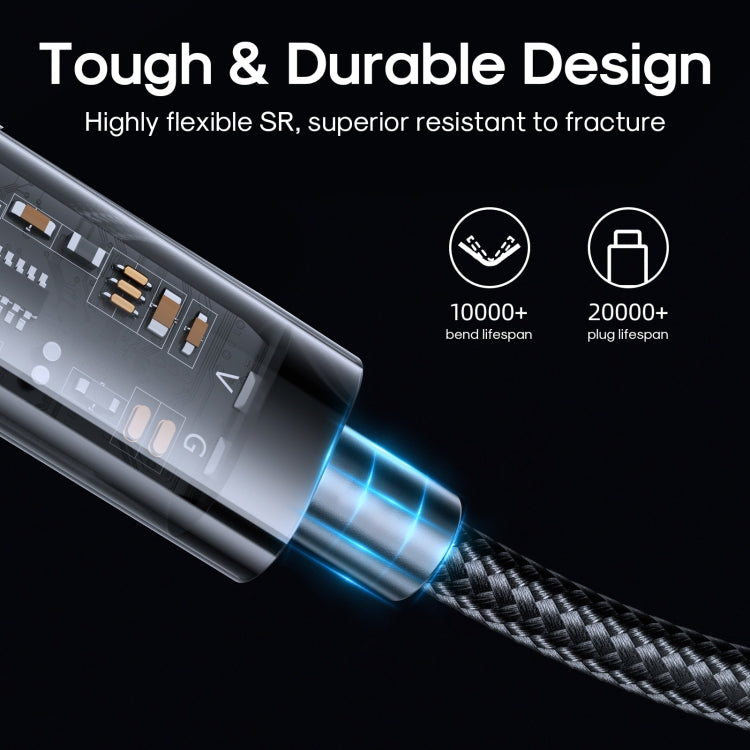 JOYROOM S-UL012A12 USB-A to 8 Pin 2.4A Sync Data Cable, 1.2m USB-A to 8 Pin