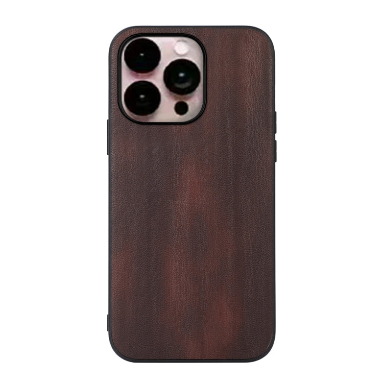 Yellow Cow Texture PU Phone Case, For iPhone 14 Plus, For iPhone 14 Pro Max, For iPhone 14 Pro, For iPhone 14