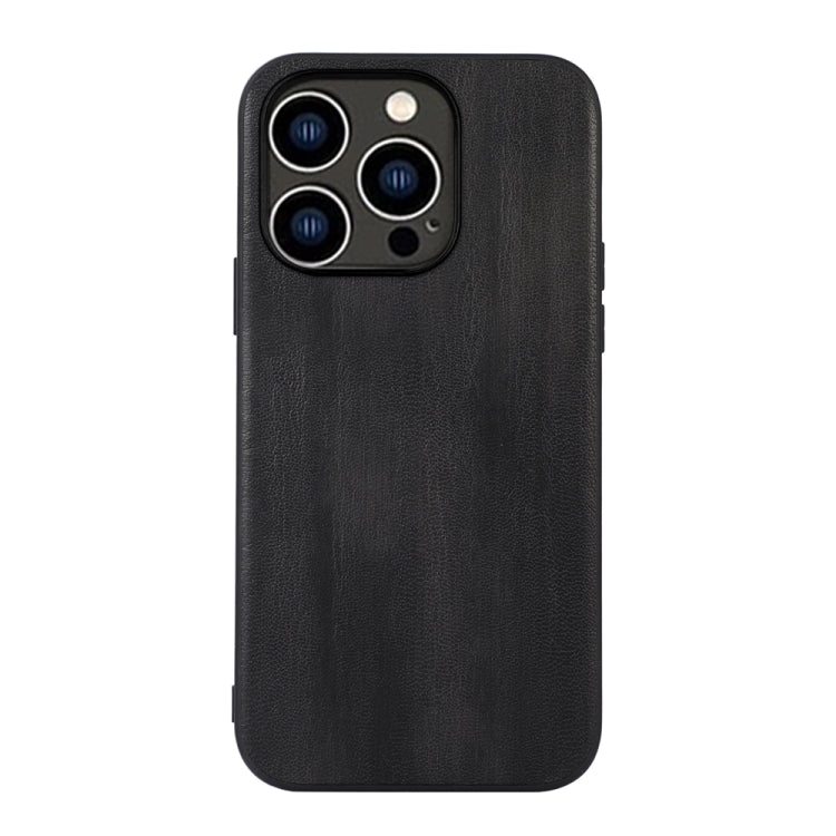 Yellow Cow Texture PU Phone Case, For iPhone 14 Plus, For iPhone 14 Pro Max, For iPhone 14 Pro, For iPhone 14