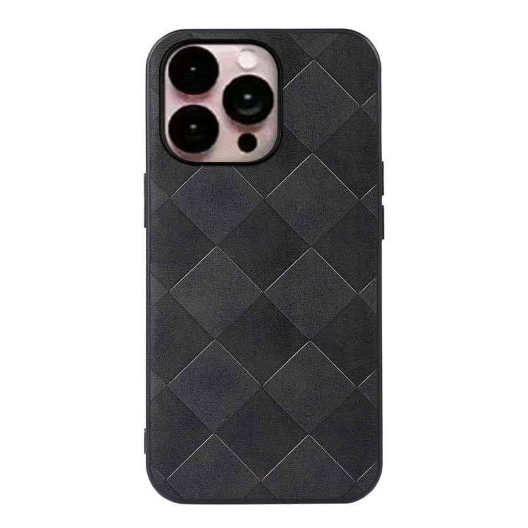 Weave Plaid PU Phone Case, For iPhone 14 Plus, For iPhone 14 Pro Max, For iPhone 14 Pro, For iPhone 14