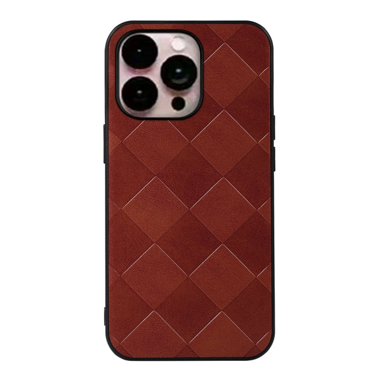 Weave Plaid PU Phone Case, For iPhone 14 Plus, For iPhone 14 Pro Max, For iPhone 14 Pro, For iPhone 14