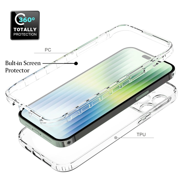Full Body Shockproof Clear Gradient Phone Case