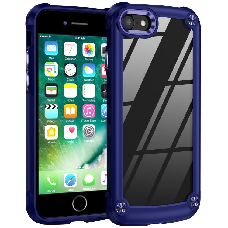 Coque de protection d'objectif en TPU et PC pour iPhone SE 2022 / SE 2020 / 8 / 7