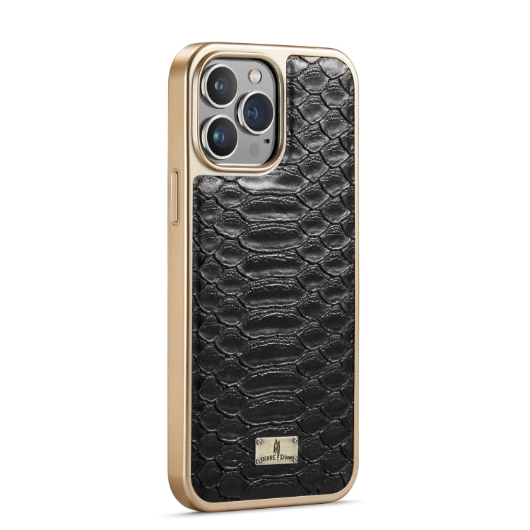 Python Texture Electroplating PU Phone Case, For iPhone 11 Pro Max