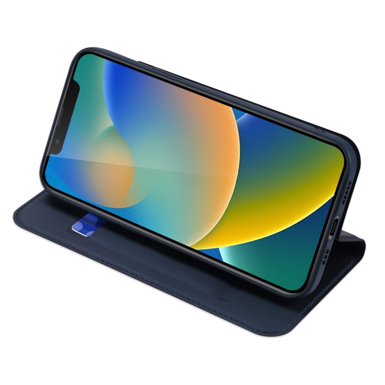 DUX DUCIS Skin Pro Series Shockproof Horizontal Flip Leather Phone Case, For iPhone 14/13, For iPhone 14 Pro