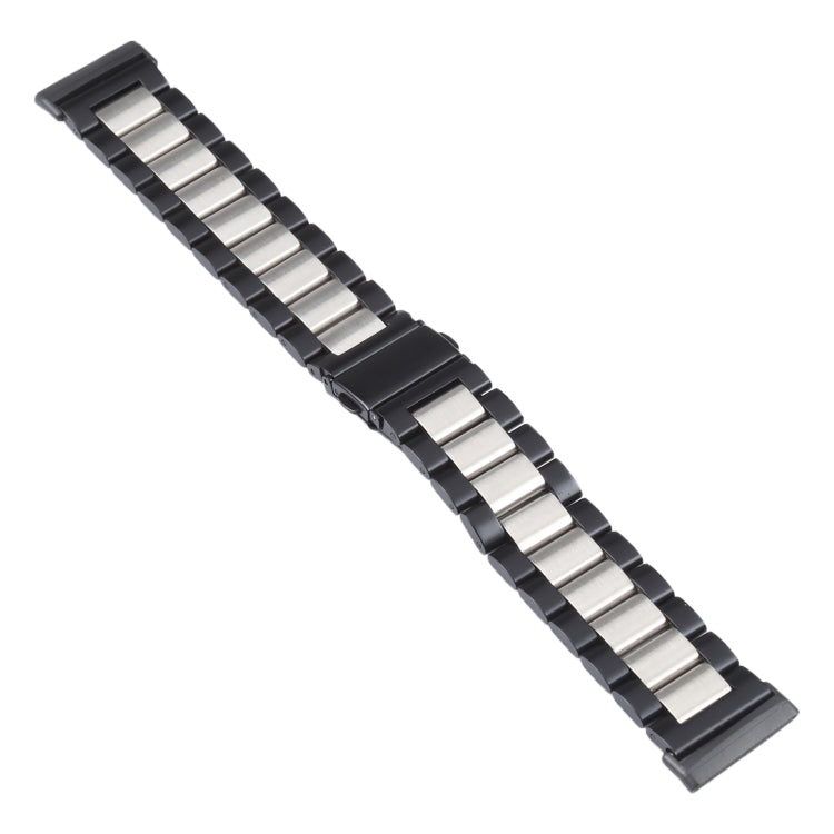 For Fitbit Versa 4/Sense 2/Versa 3/Sense 3 Beads Stainless Steel Watch Band