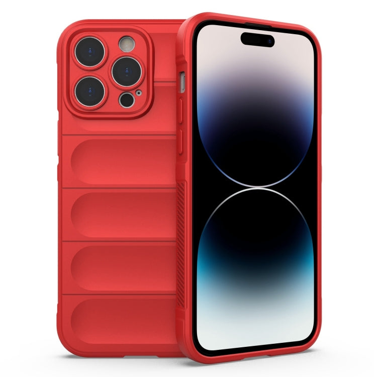 Magic Shield TPU + Flannel Phone Case, For iPhone 14 Pro Max